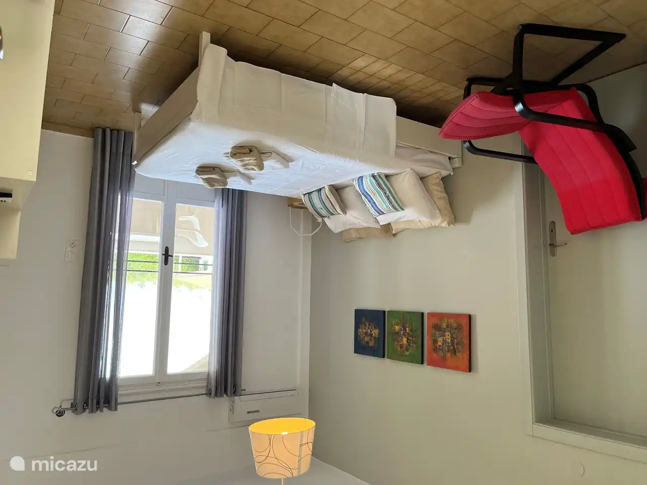 Schlafzimmer 4a im Erdgeschoss