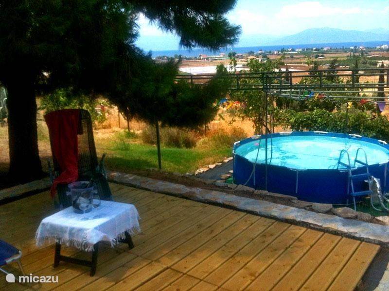 Vakantiehuis Griekenland, Peloponnesos, Iria (Nafplion) Vakantiehuis Iria 2, zeezicht, tuin, zwembad