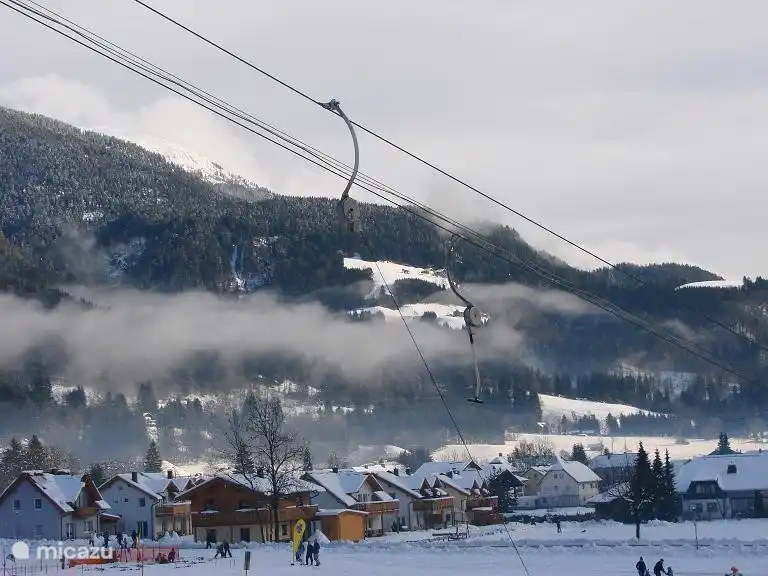 Vue depuis les pistes.