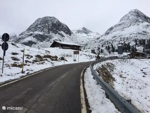 Haus Fingerhut huren in Oostenrijk, Karinthië, Kötschach-Mauthen - vakantiehuis Motortoertocht medio oktober Sneeuw en zon.