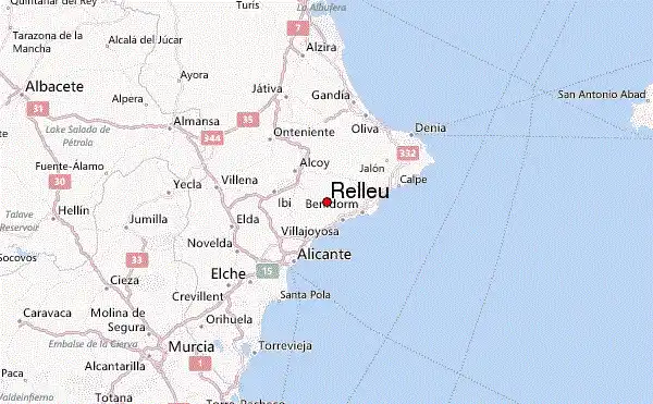 Relleu ist ein kleines gemütliches Dorf in der Nähe von Benidorm.