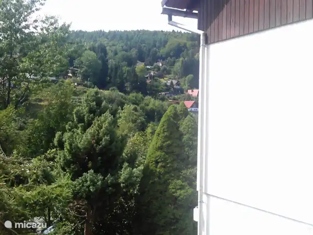 Wieda en Alemania, Baja Sajonia, Wieda - casa vacacional Desde la terraza se tiene una hermosa vista.