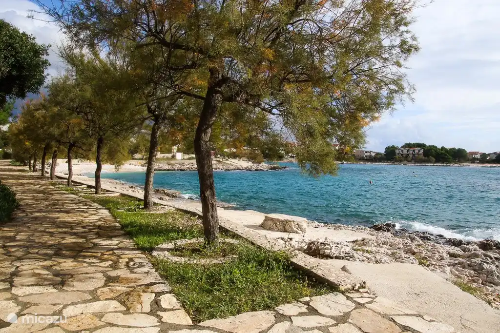 Der Wanderweg am Meer entlang.