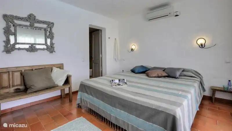 1 vd 3 bedrooms with attached bathroom.