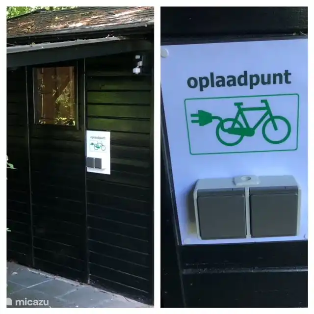 A partir de juillet 2018, maintenant aussi un point de recharge pour vos vélos électriques.