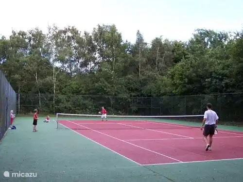 Le terrain de tennis