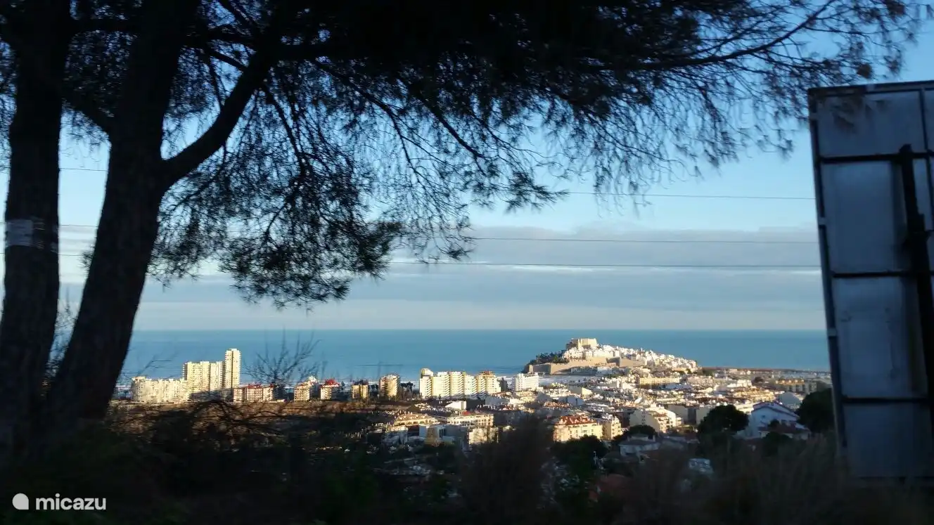 Blick vom höchsten Punkt des Berges von Peniscola, wert, einmal mit einem Zug Tour !!