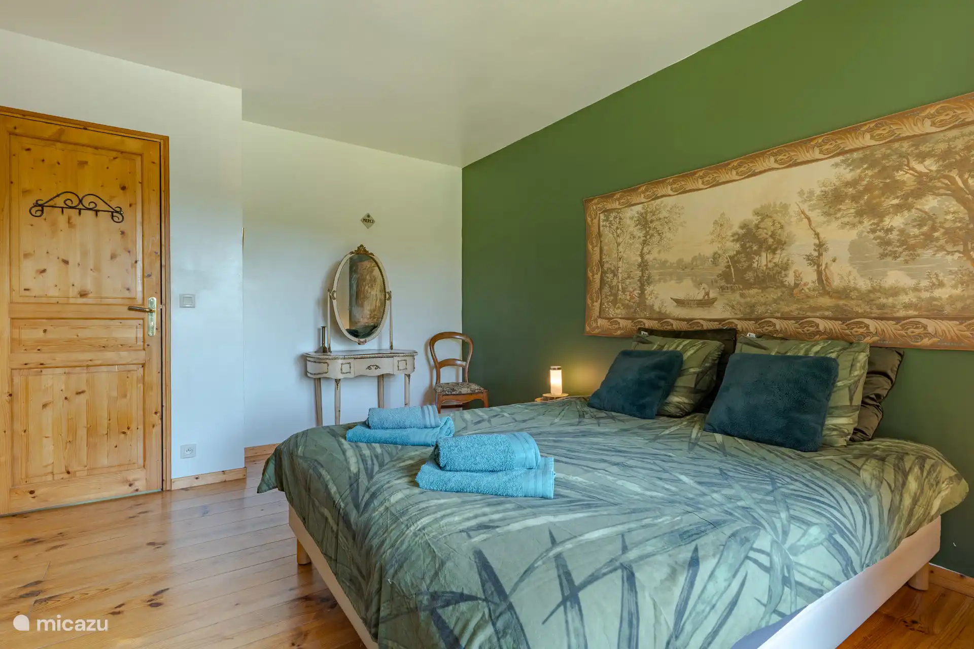 De groene slaapkamer