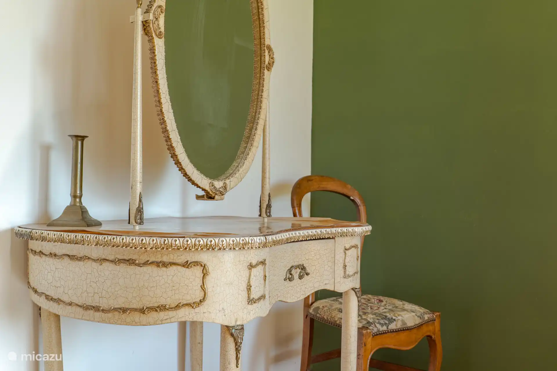 De groene slaapkamer