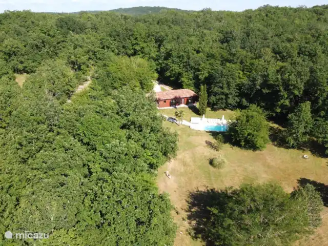 Bouyssonnet huren in Frankrijk, Lot, Lachapelle-Auzac - vakantiehuis Van bovenaf gezien