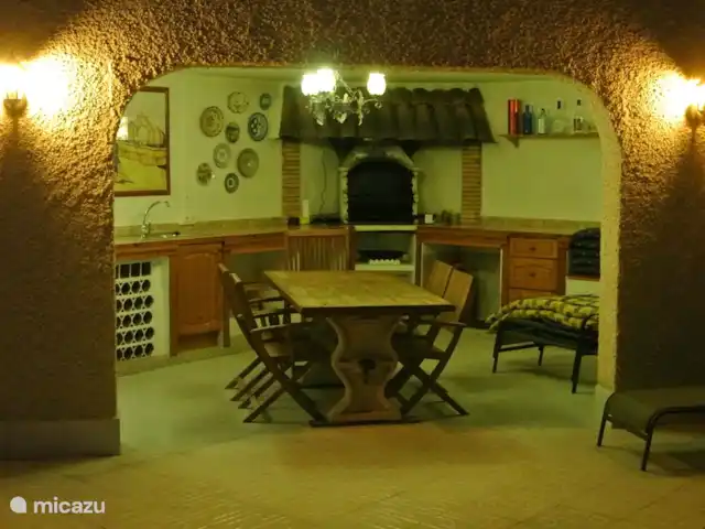 Villa Delfín en España, Costa Cálida, Mazarrón - villa Esta foto da una impresión en la iluminación de la tarde.