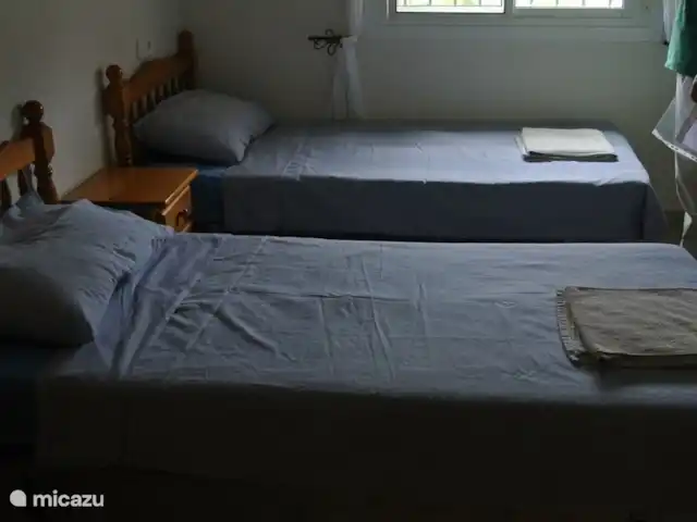 Villa Delfín en España, Costa Cálida, Mazarrón - villa Esta habitación es la número 1 en el mapa,
2 camas individuales con armario fijo a pared.