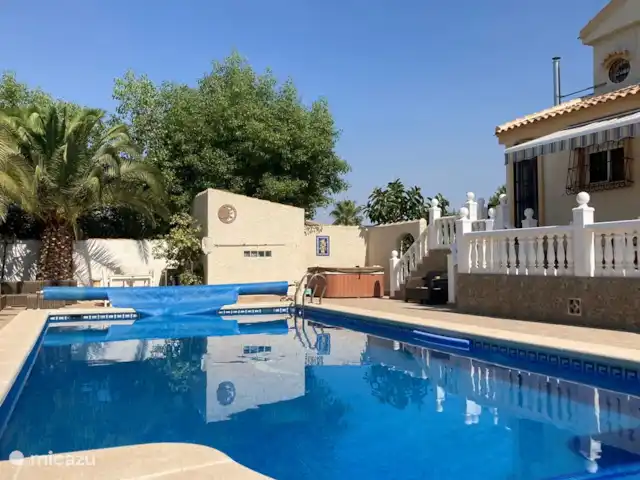 Villa Delfín en España, Costa Cálida, Mazarrón - villa También azulejos nuevos en la terraza de la cocina.