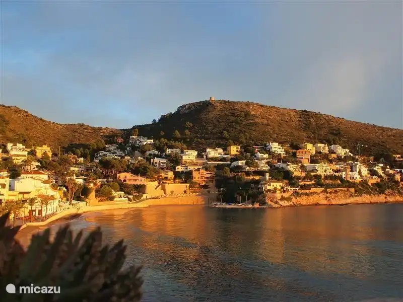 Evening Blick auf El Portet 5 Minuten zu Fuß zu erreichen