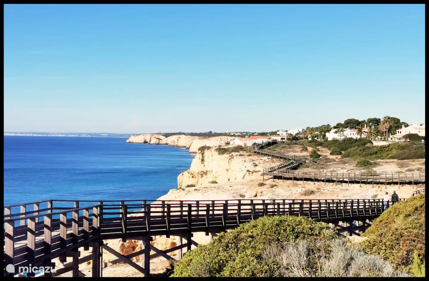 spektakulärer Gehweg über die Carvoeiro-Felsen nach Westen zum Strand von Carvoeiro