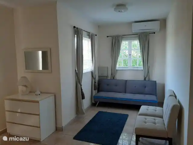 Location de Vacances Aruba, Oranjestad, Oranjestad, villa - Villa-Bubali Chambre 4 avec un sommier double et un canapé-lit