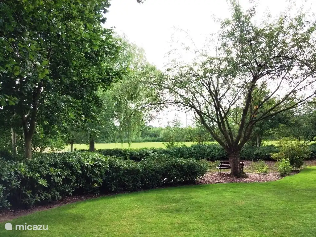 Blick von der Veranda der Kabine.