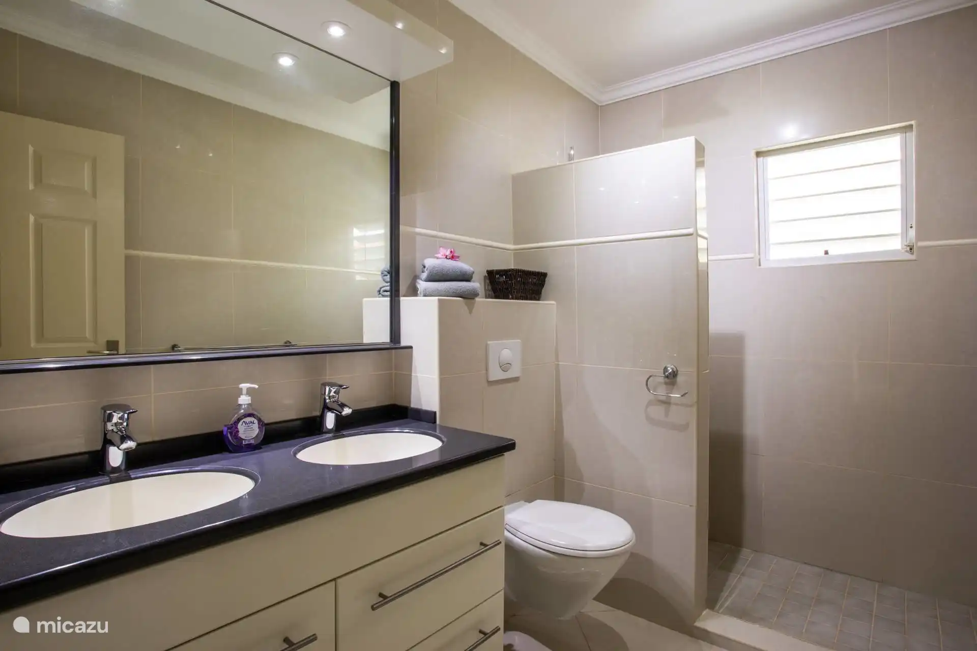 Badezimmer im Hauptschlafzimmer 