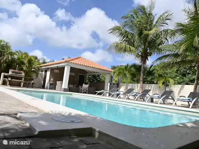 Villa Noucasa | Curaçao, Banda Ariba (est), Jan Thiel - villa relooking complet de la piscine janvier 2024