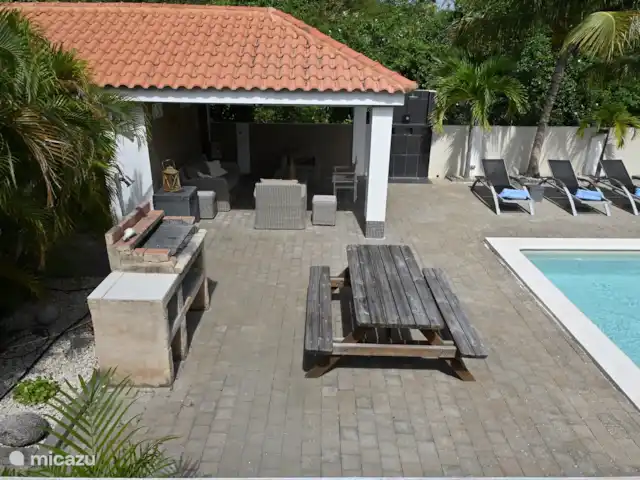 Villa Noucasa | Curaçao, Banda Ariba (est), Jan Thiel - villa buvette janvier 2024