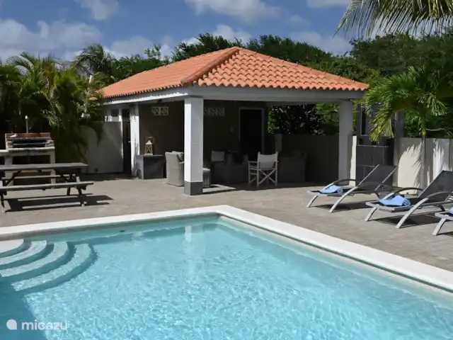 Villa Noucasa | Curaçao, Banda Ariba (est), Jan Thiel - villa Relooking de la piscine et du salon