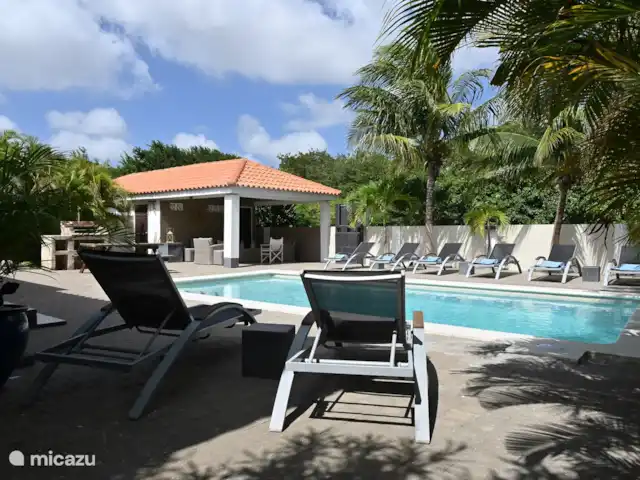 Villa Noucasa | Curaçao, Banda Ariba (est), Jan Thiel - villa Relooking de la piscine début 2024