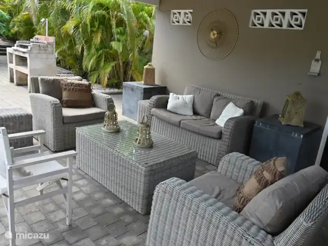 Villa Noucasa | Curaçao, Banda Ariba (est), Jan Thiel - villa rafraîchissement du salon janvier 2024