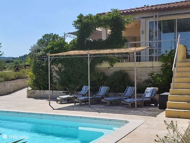 Vakantiehuis Frankrijk, Ardèche, Saint-Sauveur-de-Cruzières - villa Villa La Koste - met Airco
