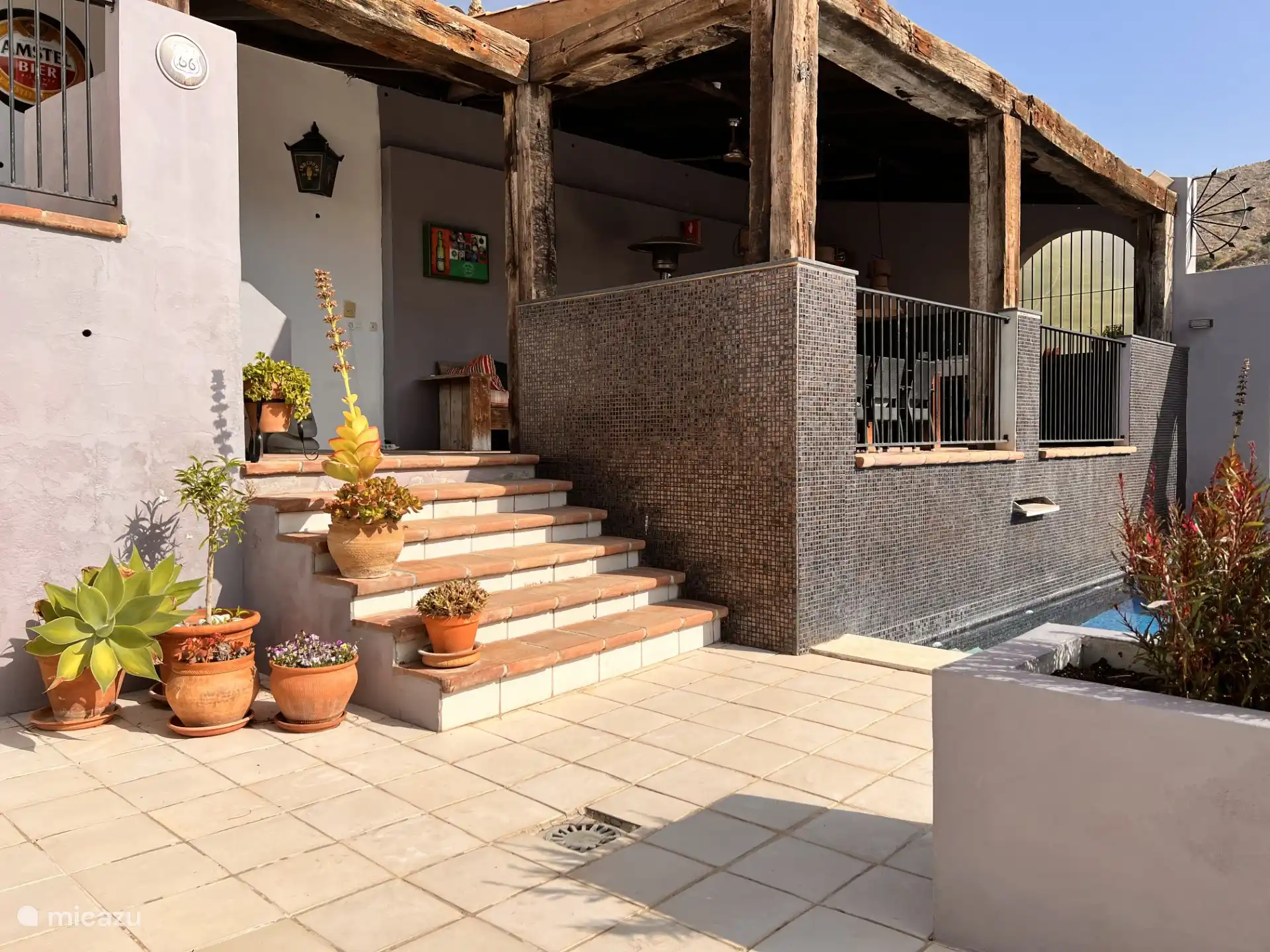 terrace and canopy