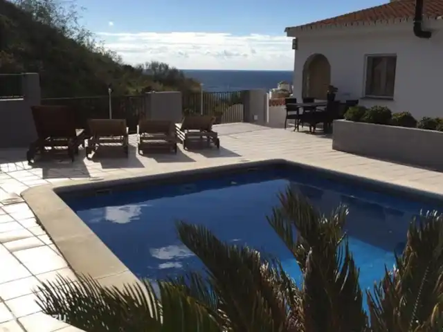 Villa Asturias | Espagne, Costa del Sol, Torrox-Costa - villa La belle vue de notre maison. Non seulement vous voyez la mer, mais vous entendez aussi le bruit des vagues !!!