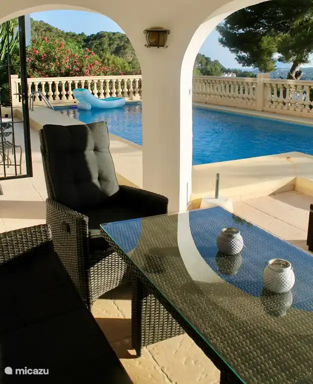 La terrasse cosy de la Casa Emily