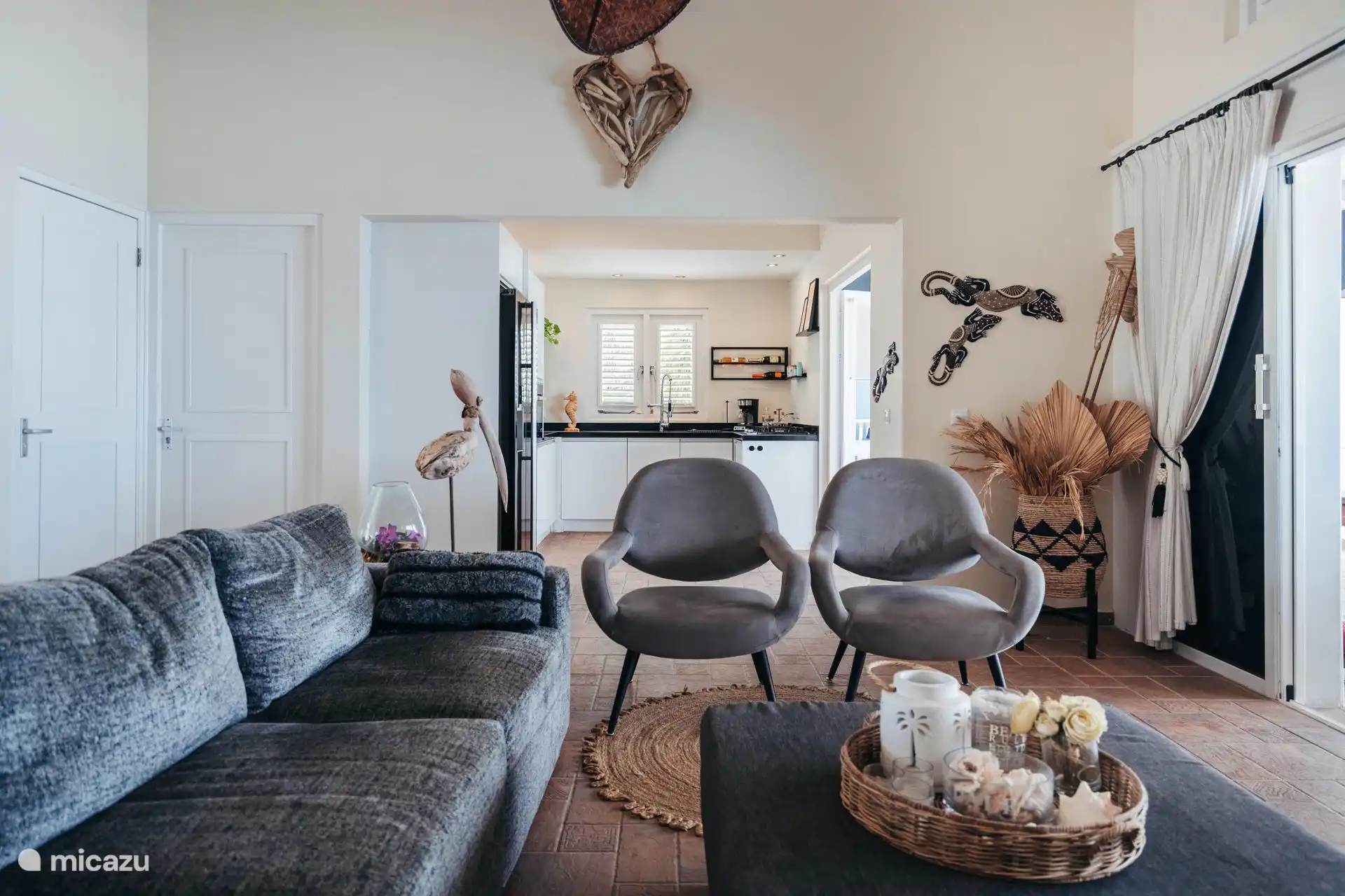 Salon transparent - Cuisine