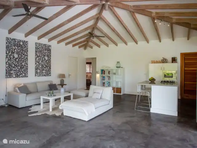 Villa Piscadera | Curaçao, Curaçao-Centre, Piscadera - villa Séjour très spacieux avec cuisine ouverte et îlot de cuisson