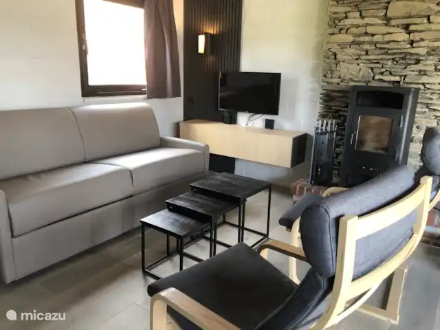 Location de Vacances Belgique, Ardennes, Blaimont, bungalow - Gîte du Domaine du Bonsoy salon