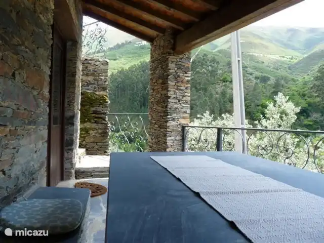 Foz dos Barreiros | Portugal, Coimbra, Piódão - gîte / cottage Deuxième terrasse.