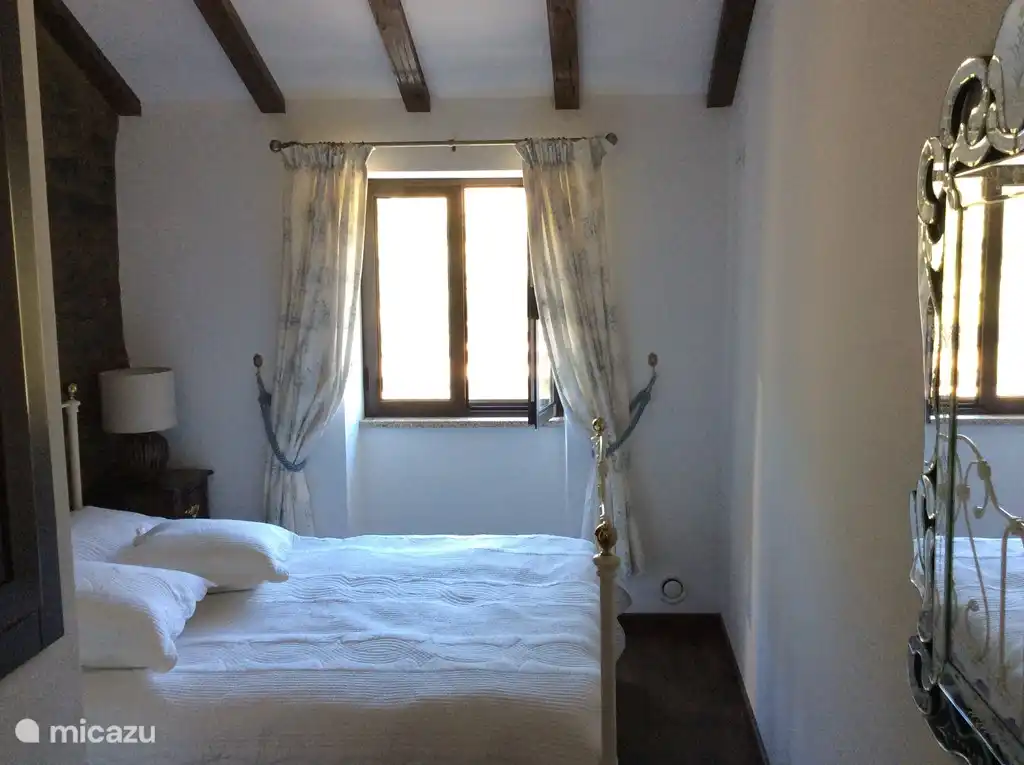 First bedroom upstairs with 'double bed'