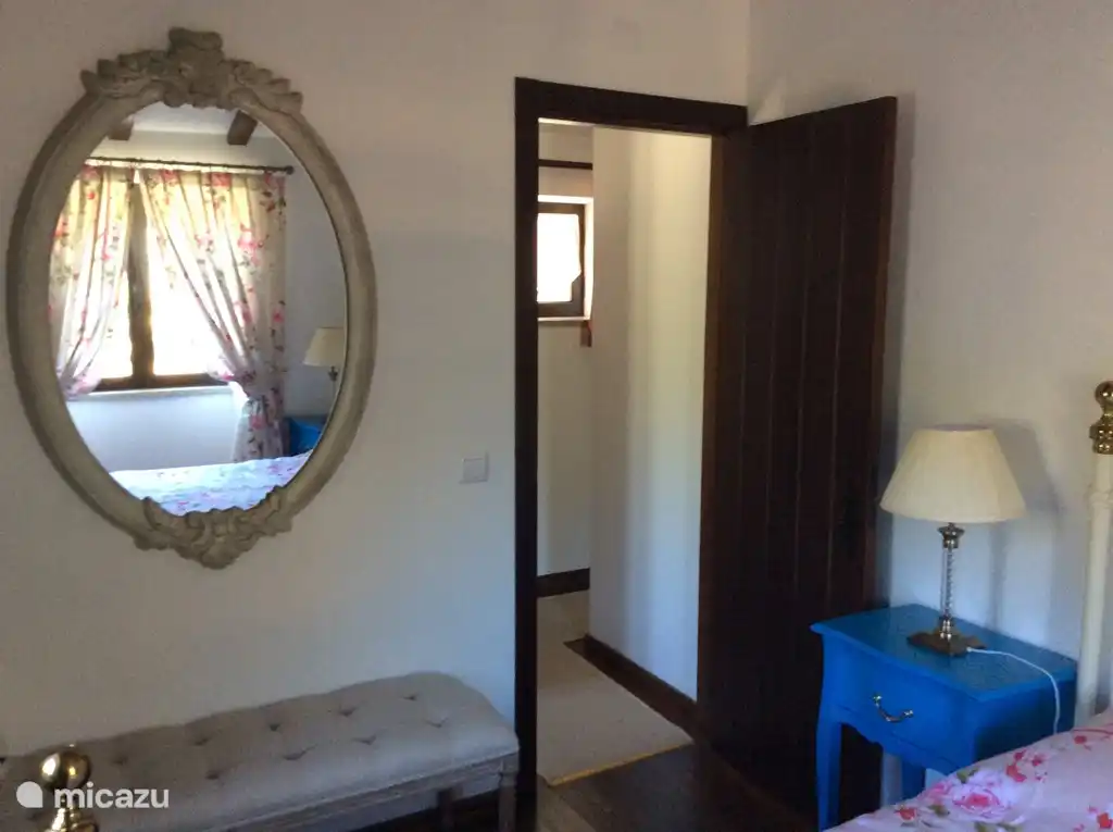 Second bedroom upstairs with 'double bed'