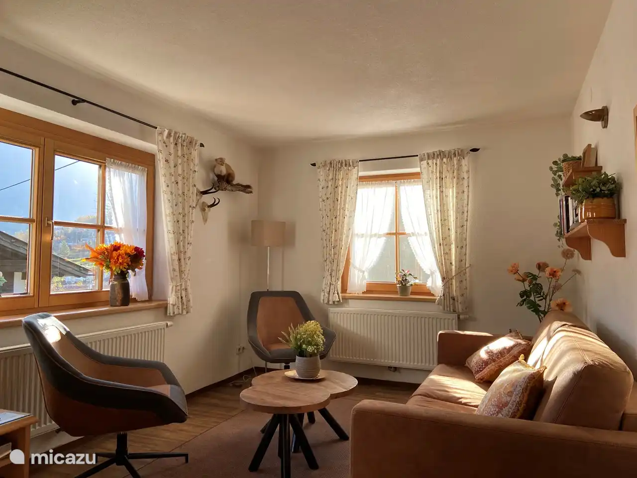 Sala de estar del Ferienhaus de Seppl