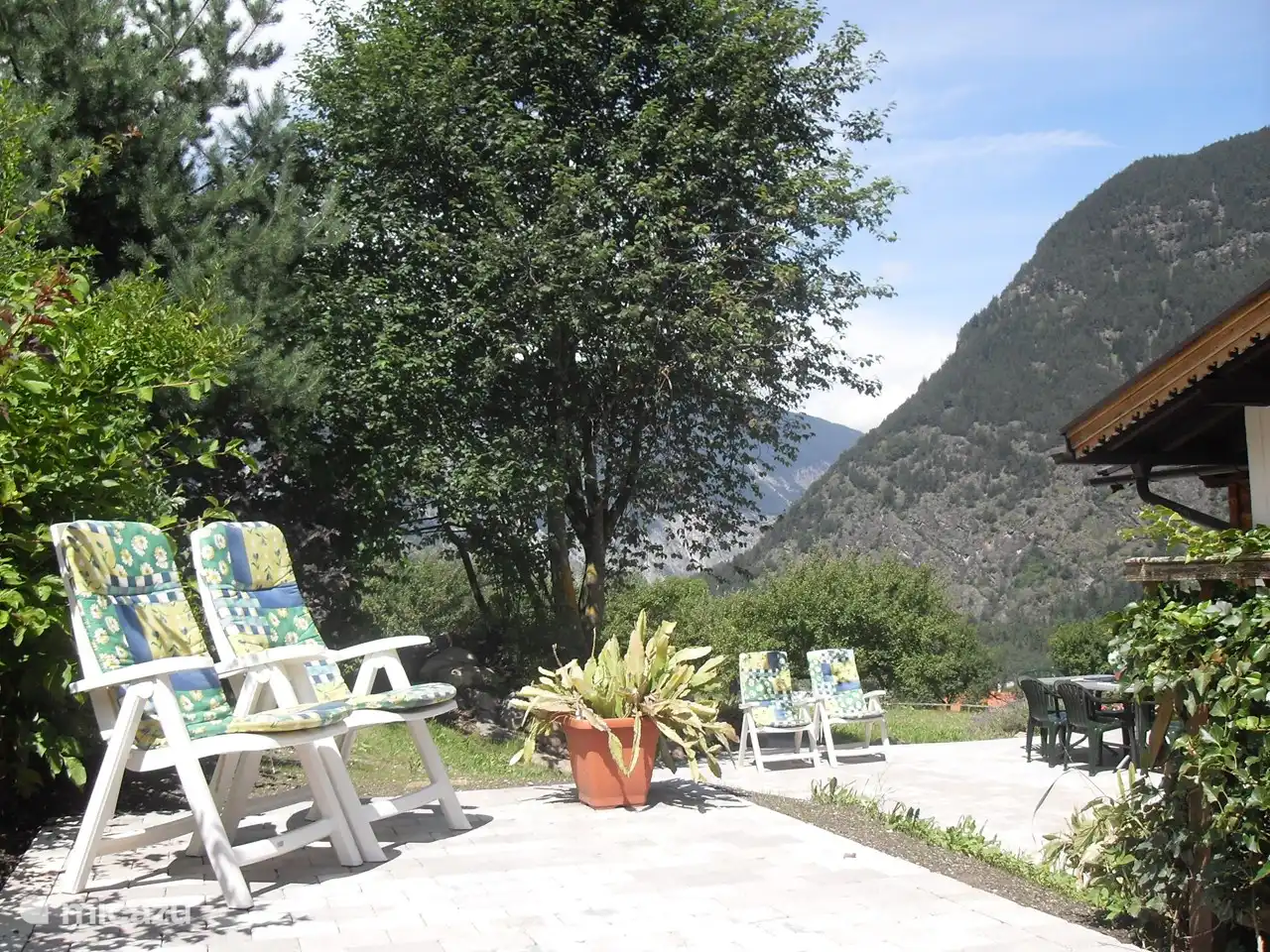 Disfrutando de la vista bajo el sol