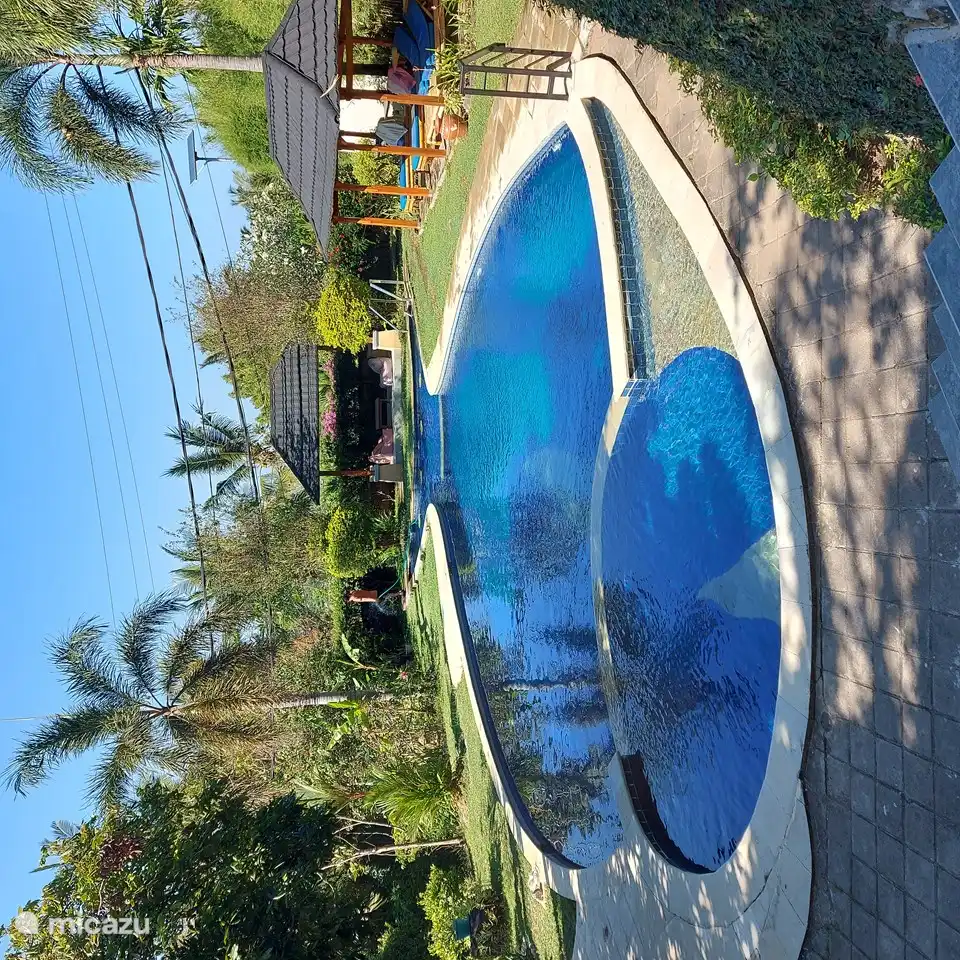 Noch einmal aus einem anderen Blickwinkel in den Garten blicken. Auch auf der Veranda haben Sie viel Privatsphäre.
Der Kopf des Fisches ist speziell für kleine Kinder.