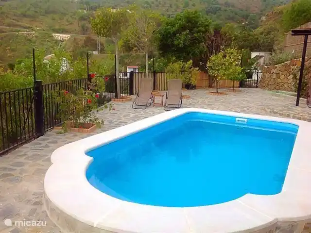 Villa Comares Andalousie Avec Piscine | Espagne, Costa del Sol, Comares - villa Farniente autour de la piscine.
