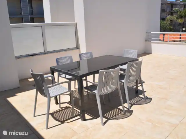 Location de Vacances Portugal, Costa de Prata, São Martinho do Porto, appartement - Appartement - Sao Martinho do Porto Grande terrasse avec vue sur la montagne