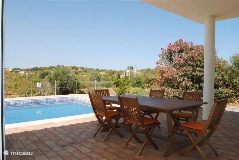 the terrace in the living room