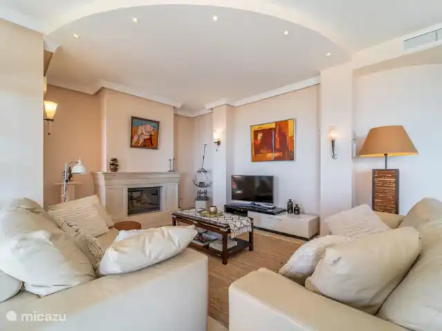 Villa de luxe avec vue mer panoramique | Espagne, Costa del Sol, Benalmádena - villa Salon