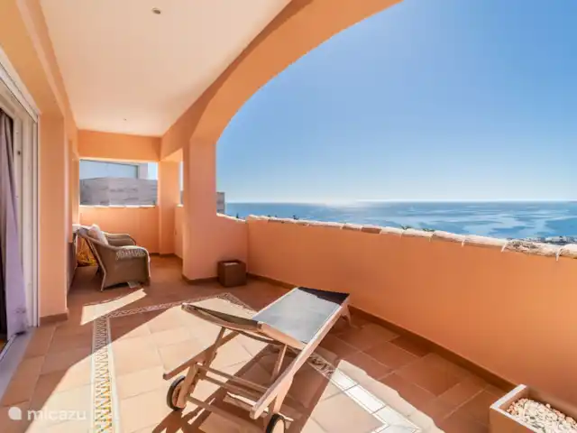 Villa de luxe avec vue mer panoramique | Espagne, Costa del Sol, Benalmádena - villa Balcon de la chambre principale