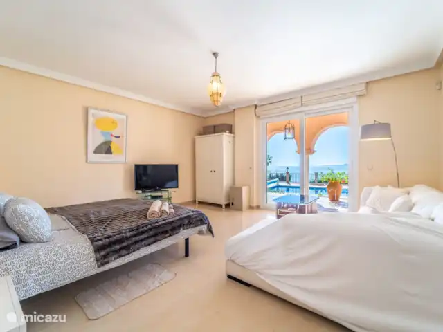 Villa de luxe avec vue mer panoramique | Espagne, Costa del Sol, Benalmádena - villa Chambre d'amis