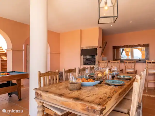 Villa de luxe avec vue mer panoramique | Espagne, Costa del Sol, Benalmádena - villa Table à manger extérieure