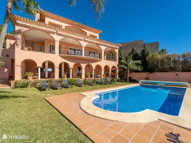 Villa de luxe avec vue mer panoramique | Espagne, Costa del Sol, Benalmádena - villa Jardin spacieux