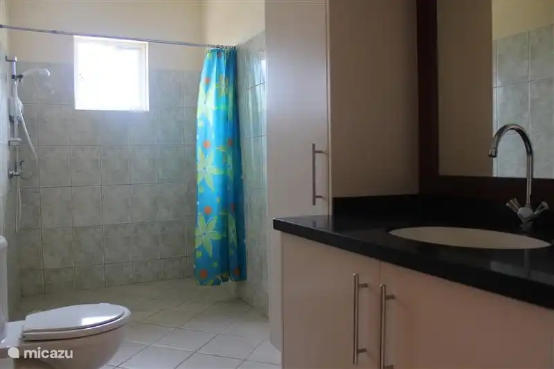 The apartment is equipped with a spacious bathroom / shower.