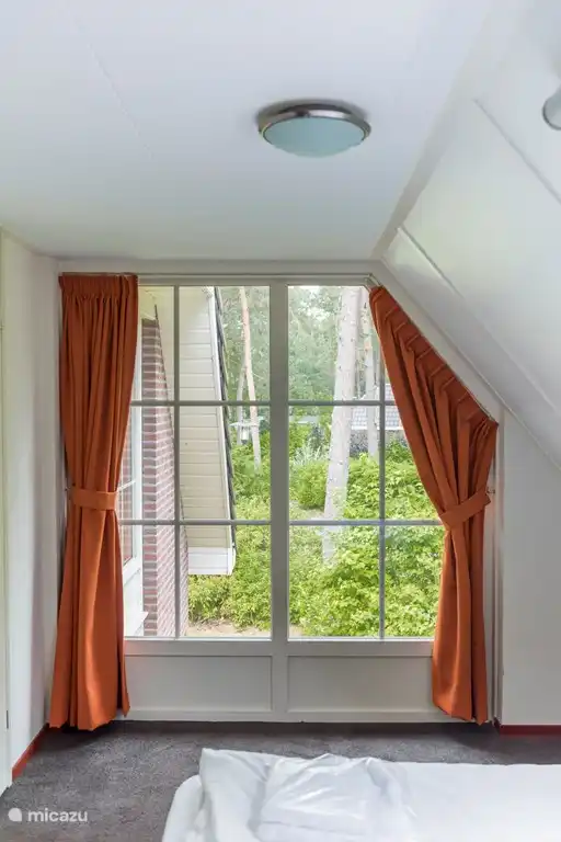 Het uitzicht vanuit deze slaapkamer